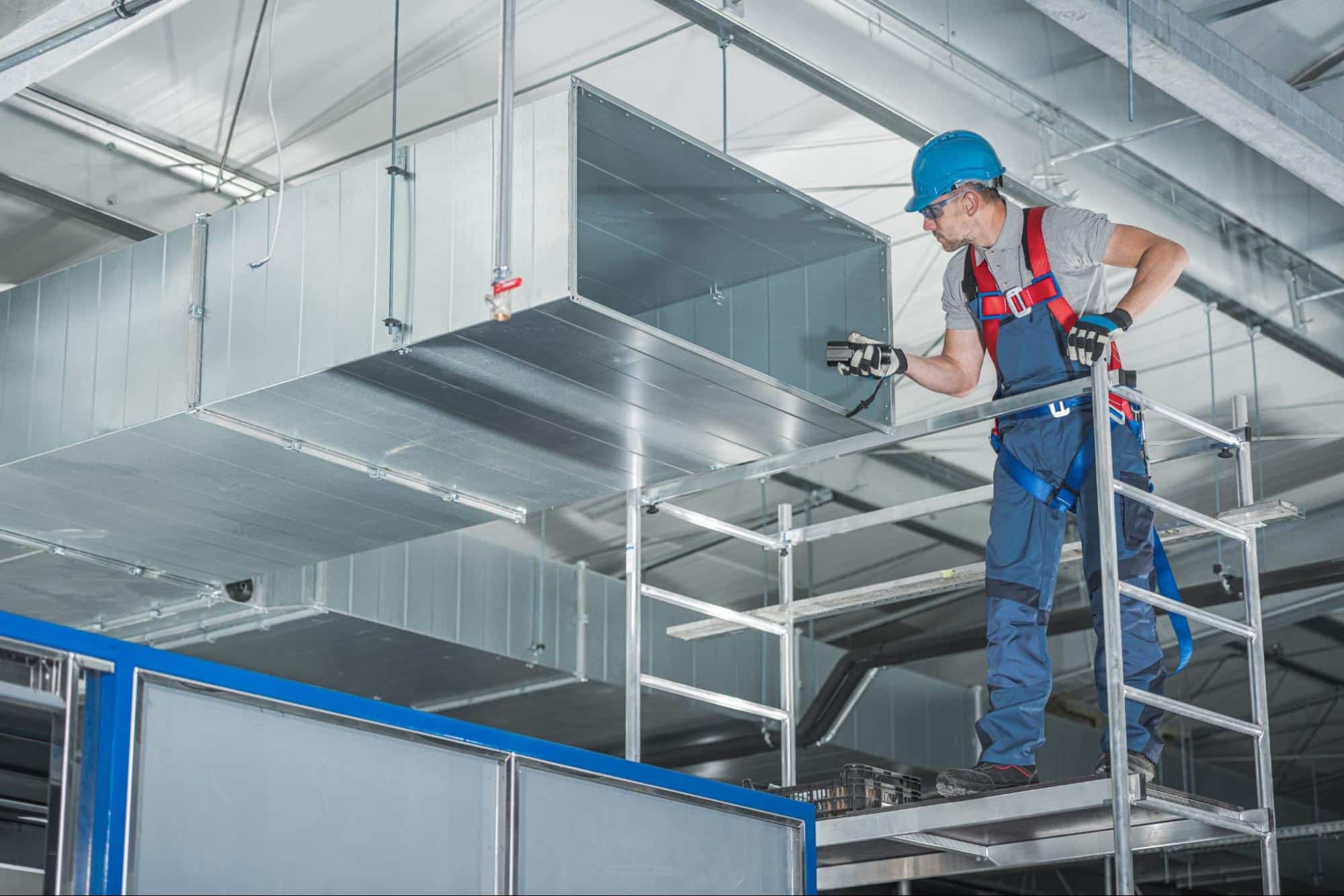 warehouse ventilation system installation