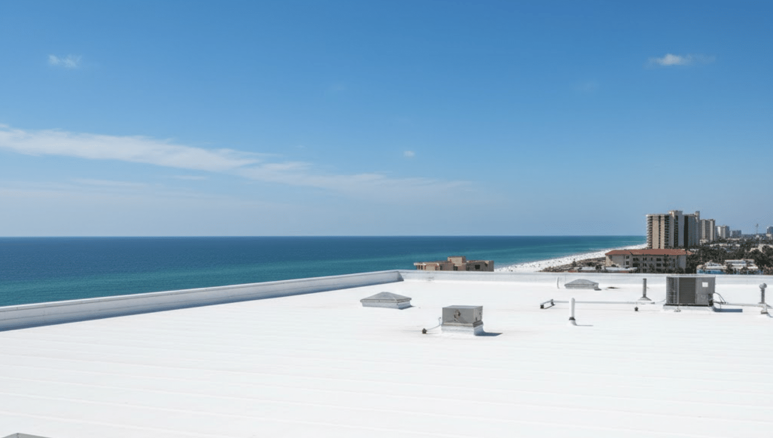 commercial flat roof