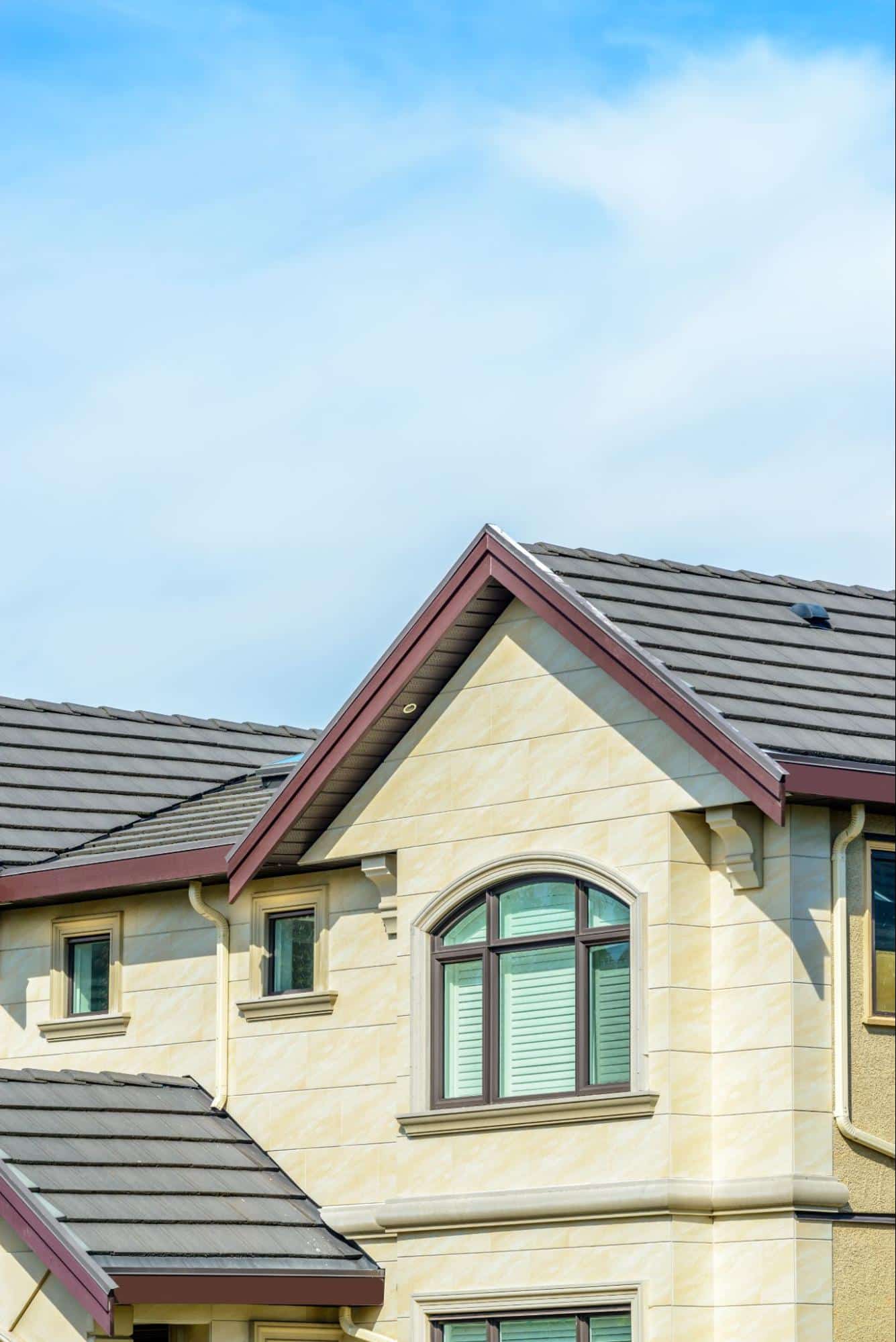 roof of a house installed by trusted roofing companies near me
