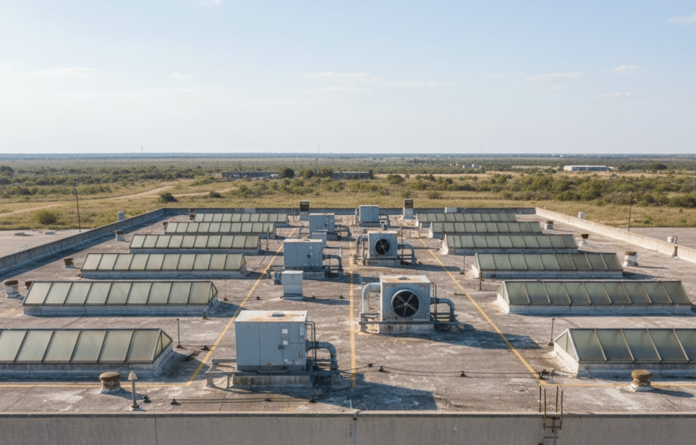 industrial flat roof